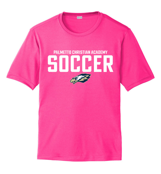 Palmetto Christian Academy Soccer Moisture Wicking Short Sleeve