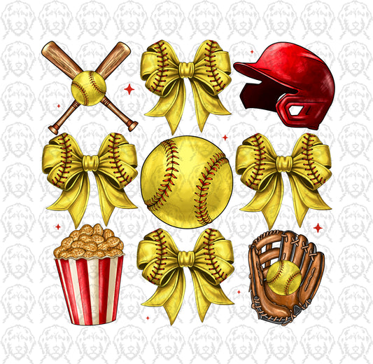 Softball Bows & Helmet & More