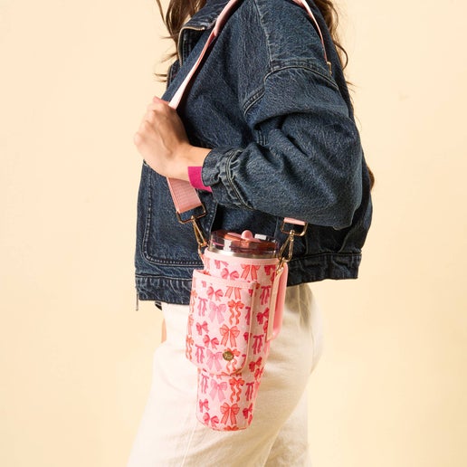 Tumbler Sling-Blushing Bows