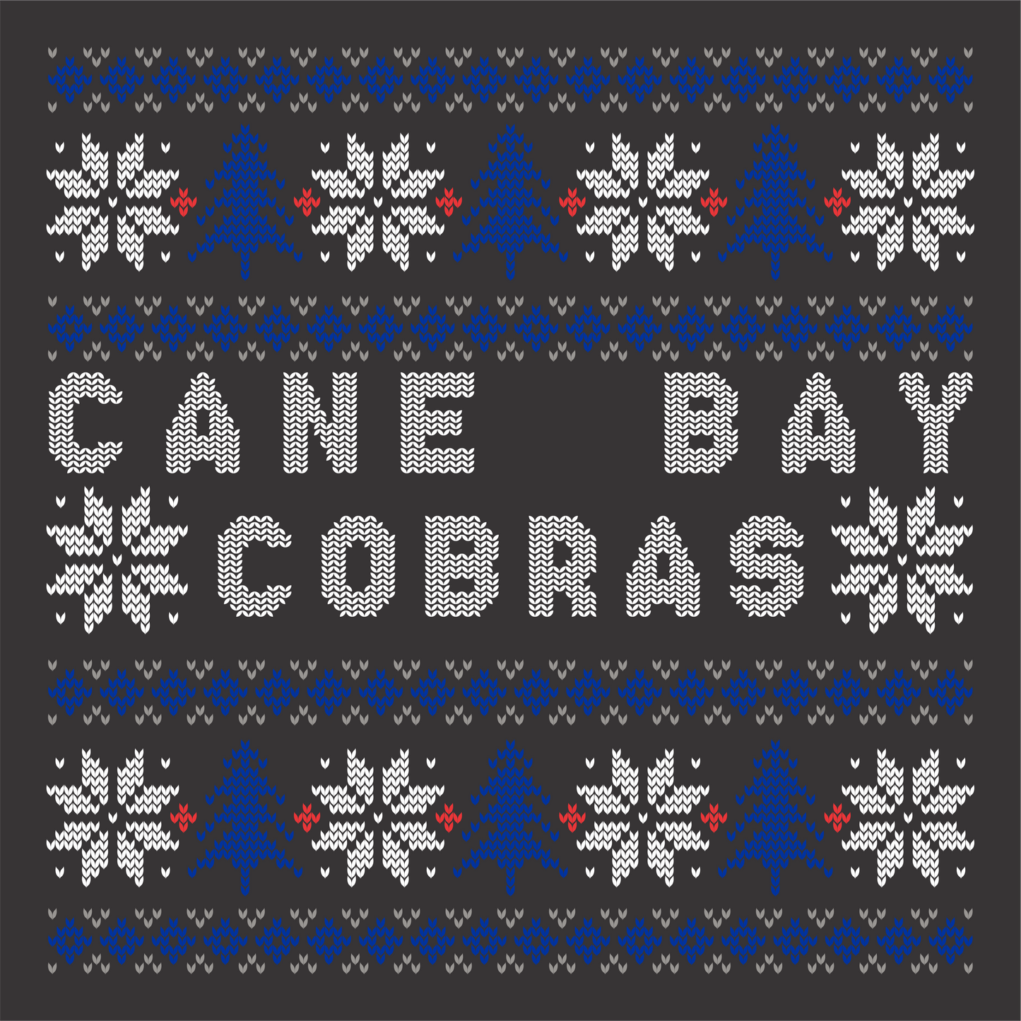 Cane Bay Cobras Ugly Christmas Long Sleeve Shirt