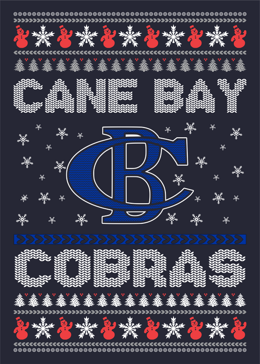 Cane Bay Cobras Ugly Christmas Long Sleeve Shirt