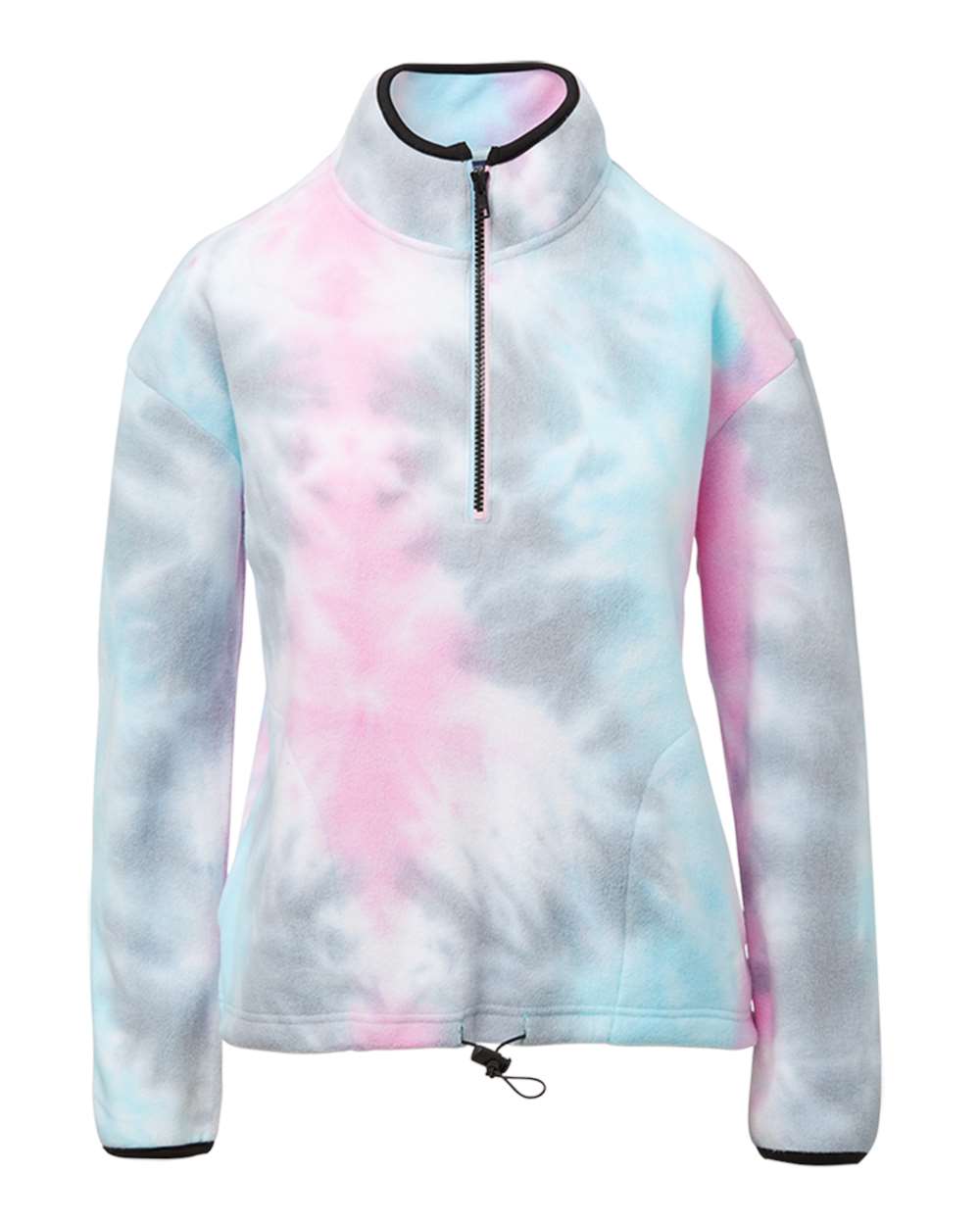 Women's Aurora Polar Fleece Quarter-Zip Pullover - MV Sport - Pastel Tie