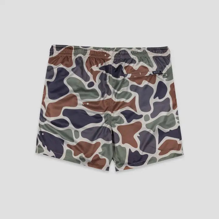 Fishing Club Angler Camo Diamond Air Mesh Shorts - Youth