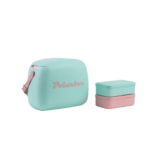 Polarbox Cooler Bag Summer Cyan-Rose