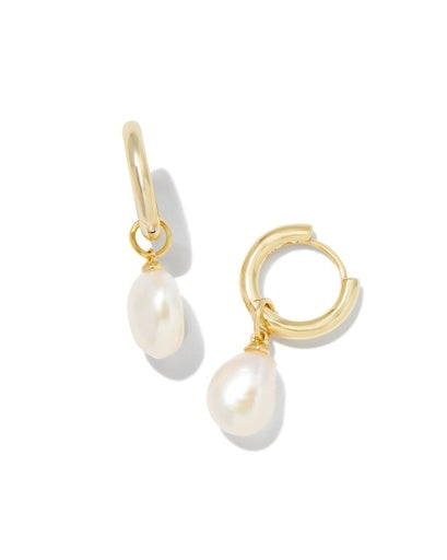 WILLA PEARL HUGGIE EARRINGS