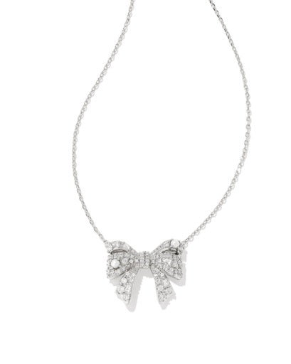 KRISTA BOW SHORT PENDANT NECKLACE