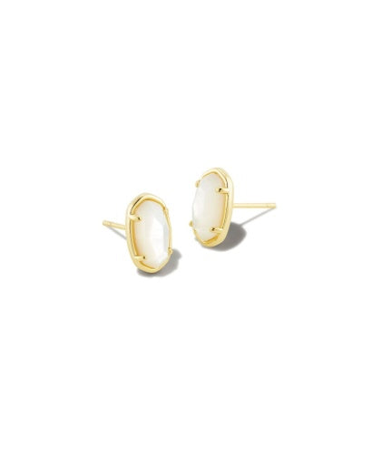GRAYSON STONE STUD EARRINGS
