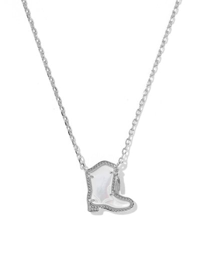 DRILL TEAM BOOT SHORT PENDANT NECKLACE