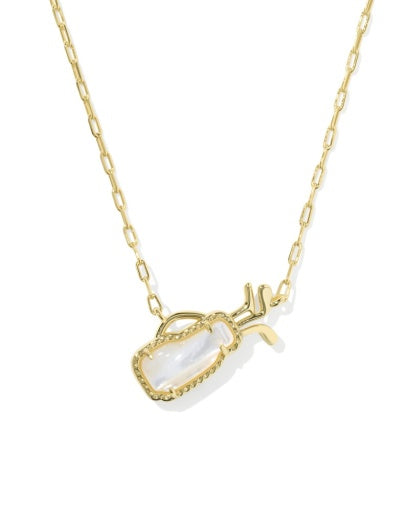 GOLF SHORT PENDANT NECKLACE