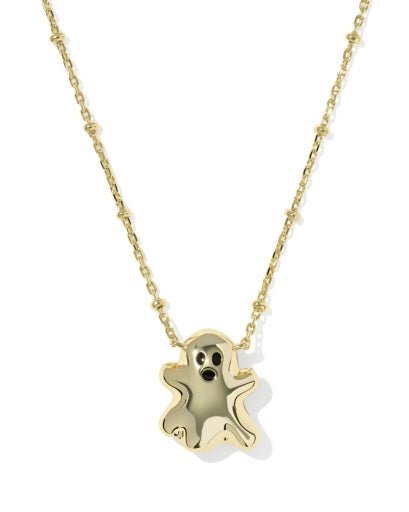 GHOST SHORT PENDANT NECKLACE - Reversible