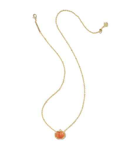 PUMPKIN SHORT PENDANT NECKLACE